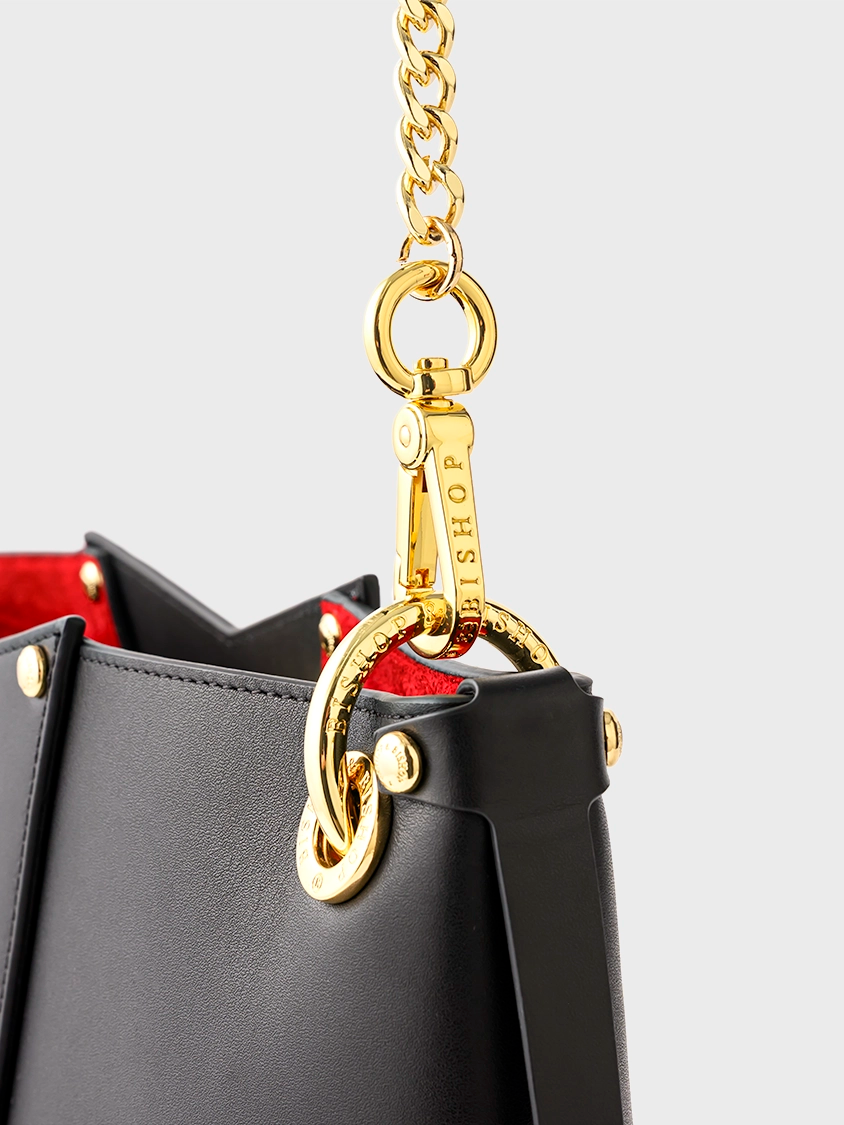 The Tokyo Handbag - Black & Gold