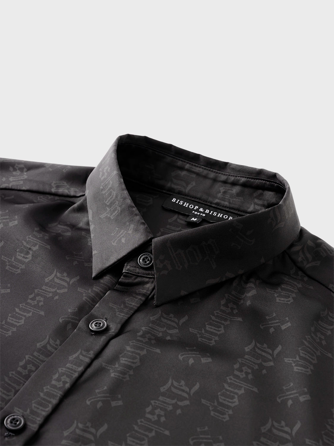 「BISHOP」シルク長袖ドレスシャツ