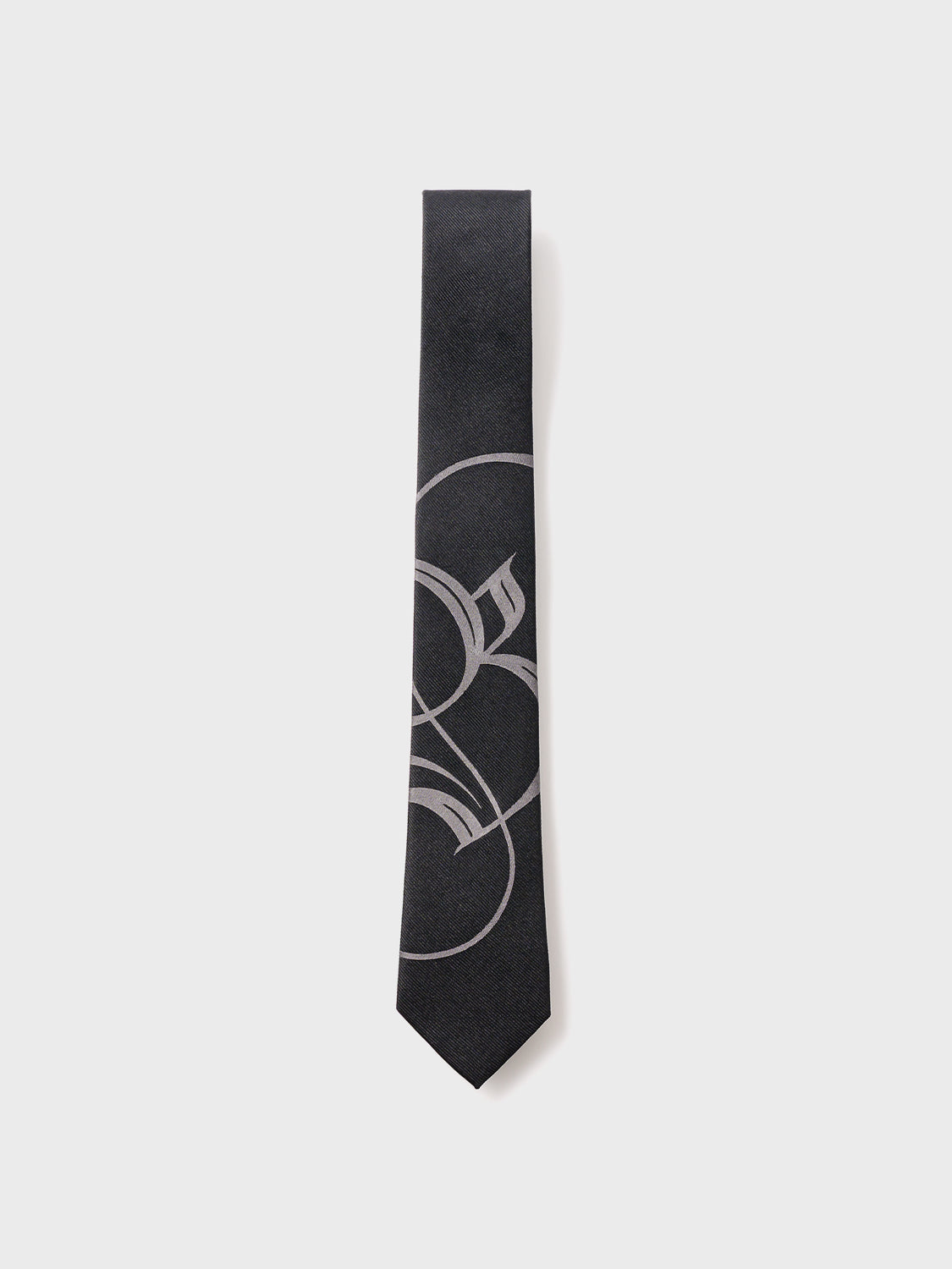 B Logo Silk Neck Tie