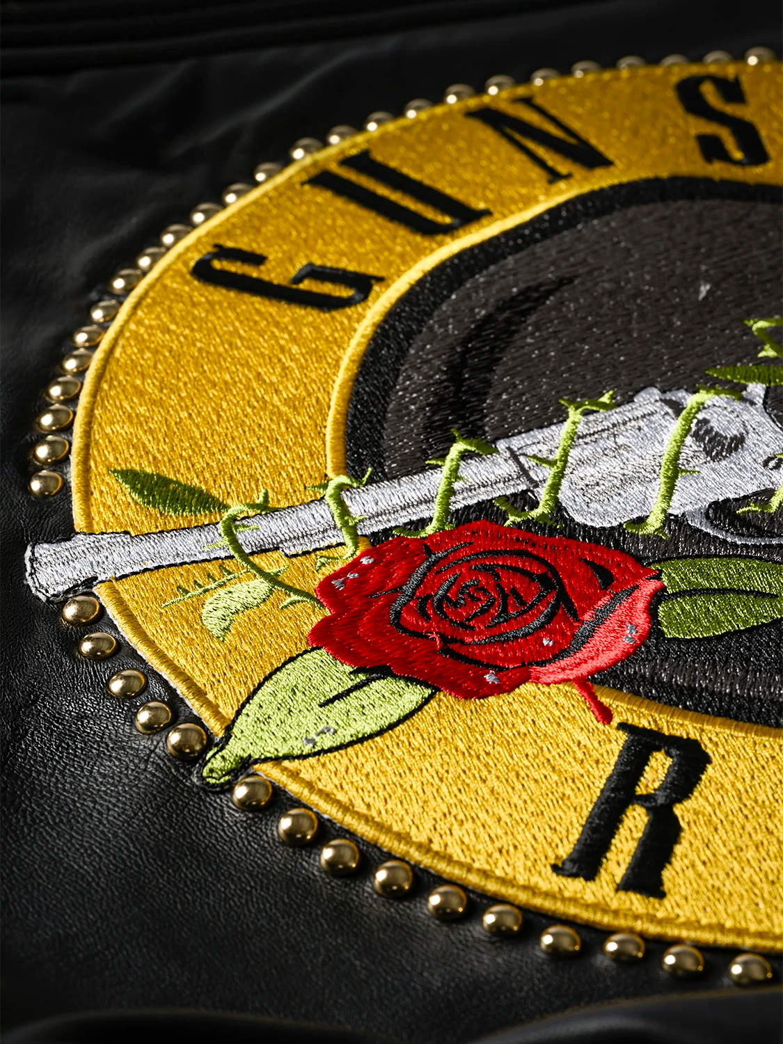 LIMITED - GUNS N' ROSES Mens Leather Moto Jacket