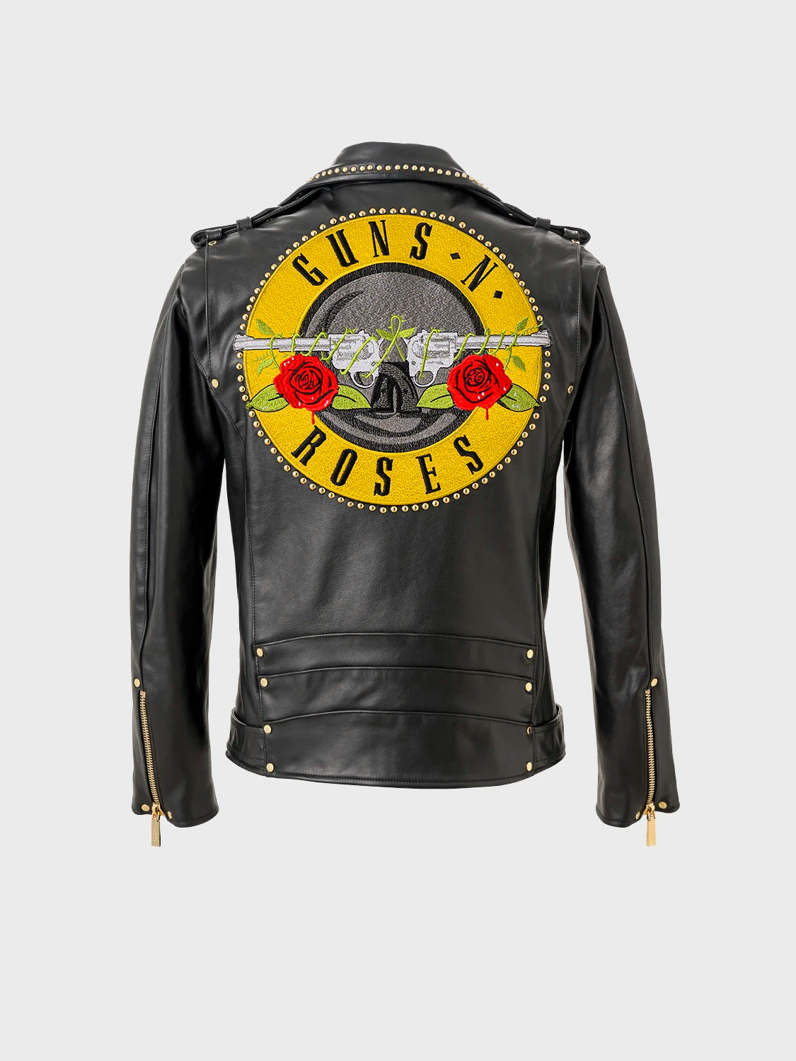 LIMITED - GUNS N' ROSES Mens Leather Moto Jacket