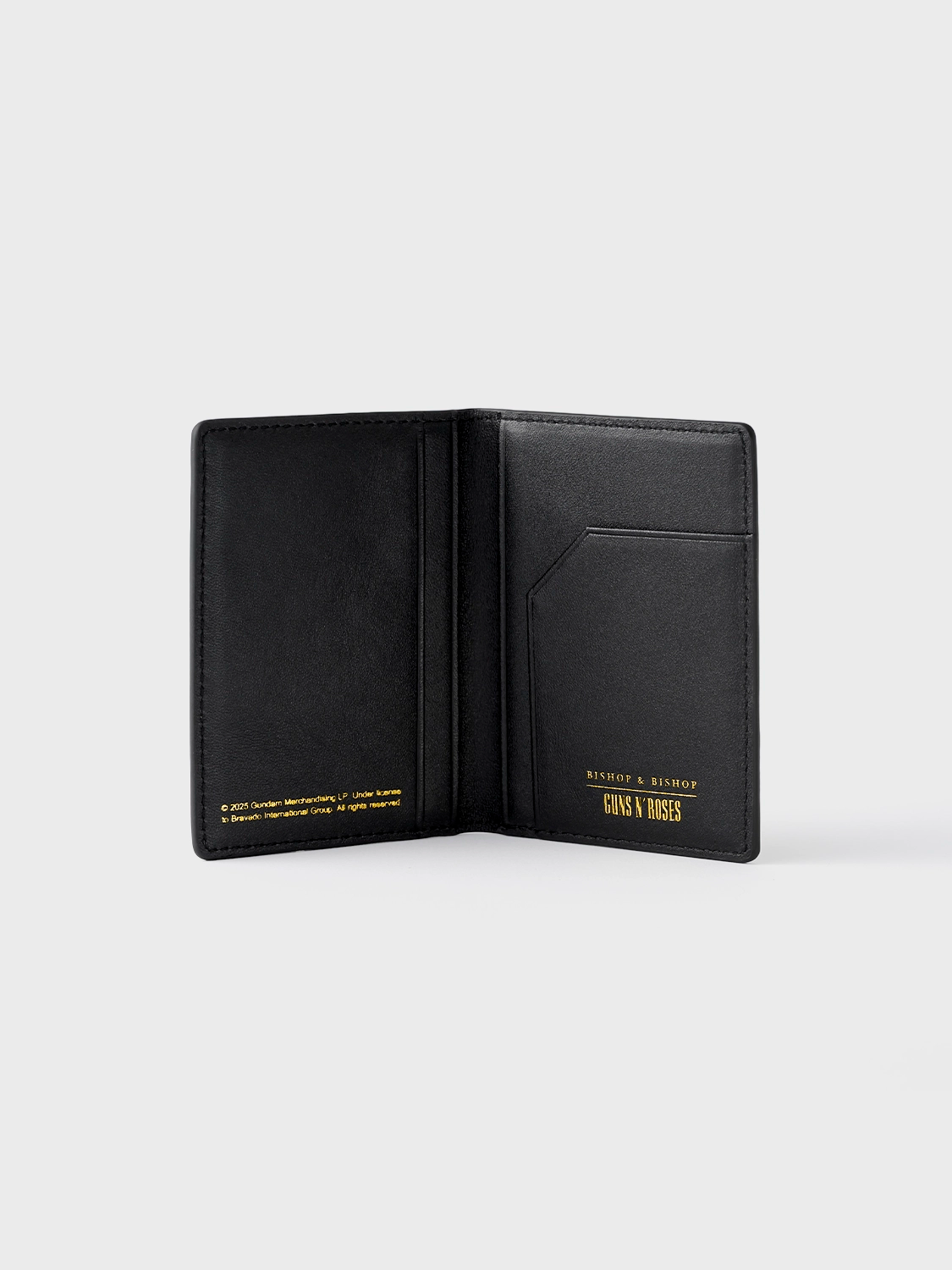 GUNS N' ROSES Leather Business Card Holder
