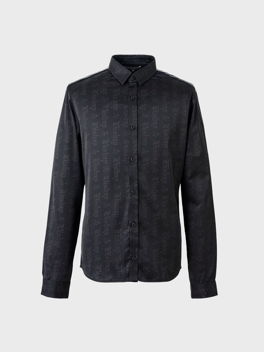 chinese dress ladies Classic Men Silk Polo Shirts Long Sleeves Business Silk Top – DIANASILK main image 0